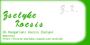 zselyke kocsis business card